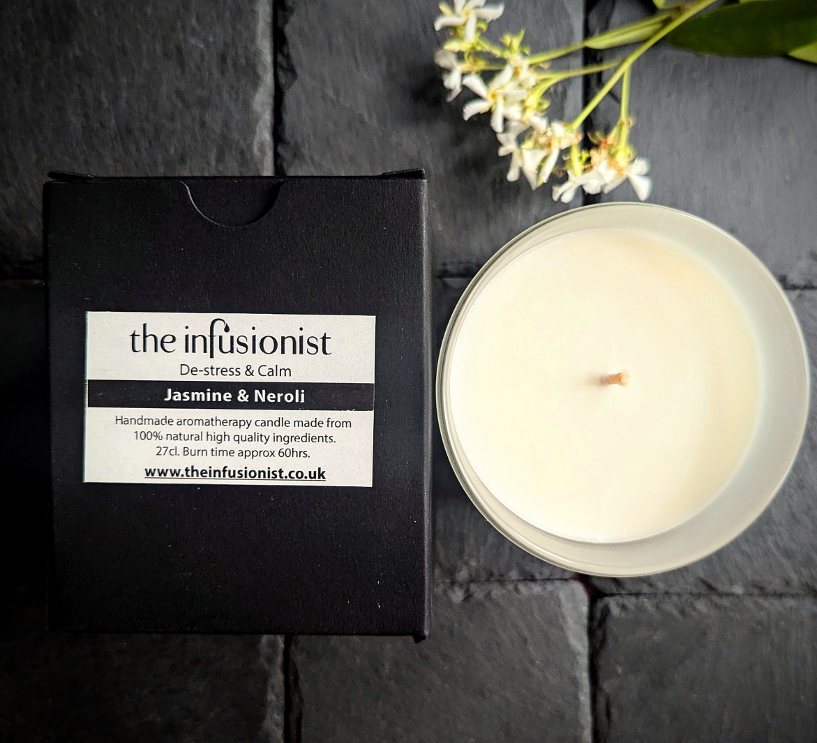 Aromatherapy Candle - Jasmine & Neroli - 27cl